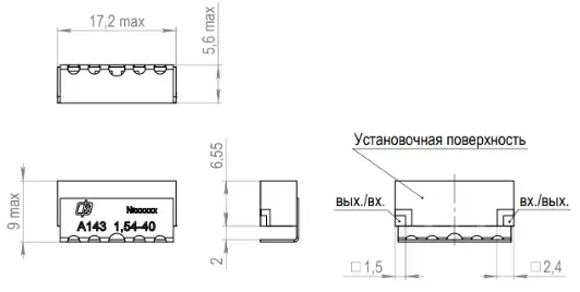 При проектировании посадочного места под изделие предусмотреть "земляные" металлизированные отверстия.